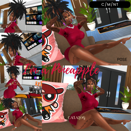 KAE:  I'M A PINEAPPLE       -POSES-