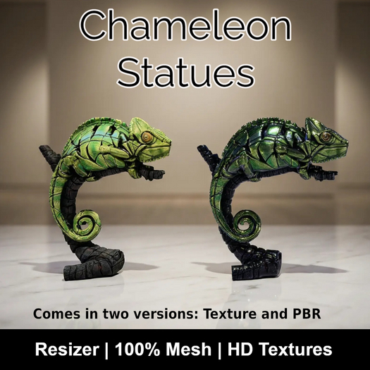 .:MM:. Chameleon Statue