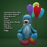 Valentine Bear Blue & Chocolates1