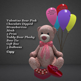 Valentine Bear Pink & Chocolates1