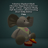 Valentine Elephant & Chocolates Khaki1