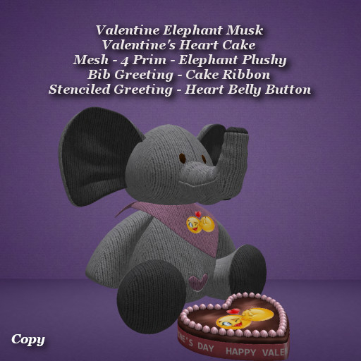 Valentine Elephant & Cake Musk1