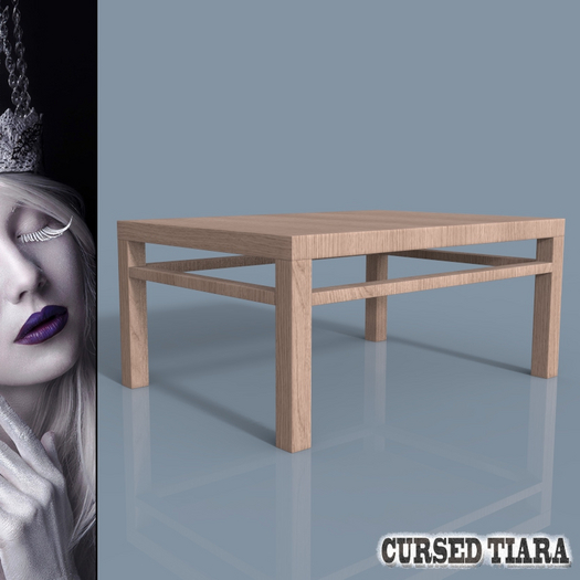 Beige Wooden Table