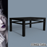 Black Wooden Table