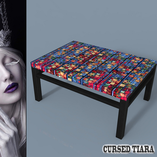 Mosaic Wooden Table