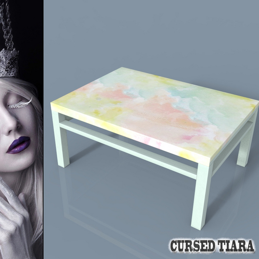 Pastel Wooden Table