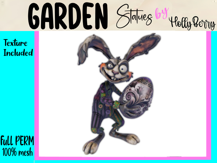 HB: Distressed Easter Bunny FuLL PERM