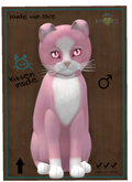 KittyCatS Box - Teacup 9TM ChatCatPink Wild Cherry twinkle