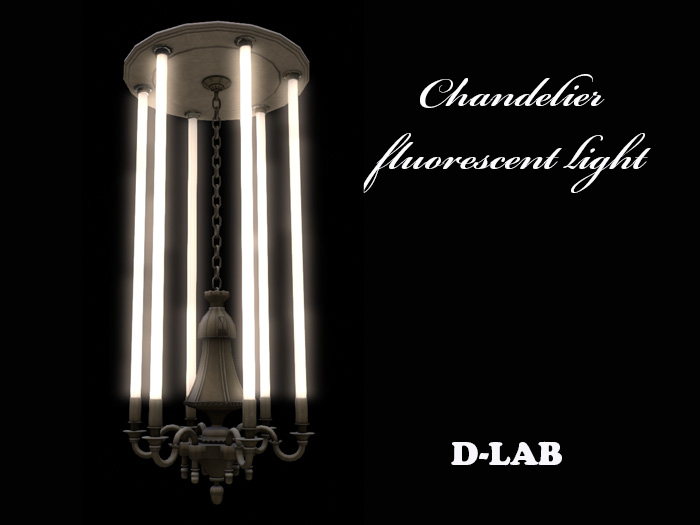 D-LAB chandelier fluorescent light