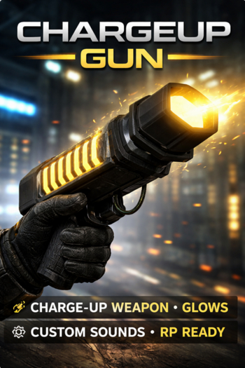 New ChargeUp Gun – Futuristic Energy Weapon