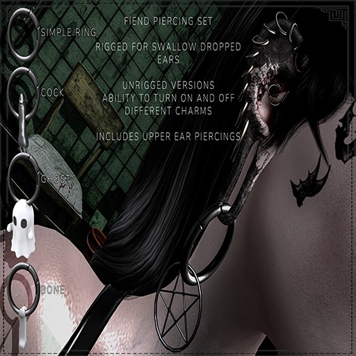 [Cruel] Fiend piercing set