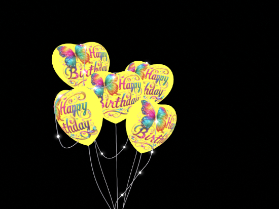 Balloons Happy Birthday 2 