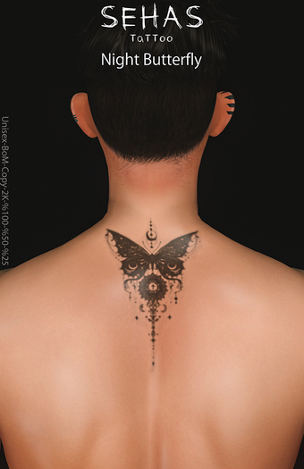 ::SEHAS::TaTToo Night Butterfly