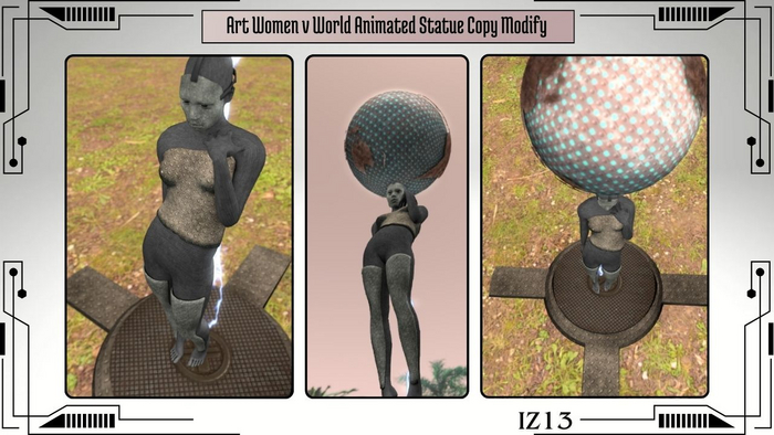 Statue v World - Animated Mesh (Copy/Modify)