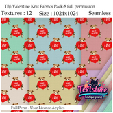 TBJ-Valentine Knit Fabrics Pack-8 full permission