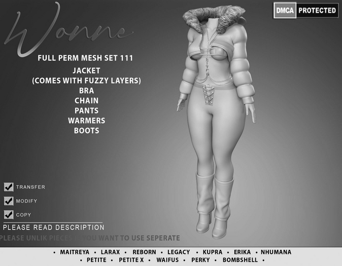 WONNE (111) DEMO Full Perm Mesh