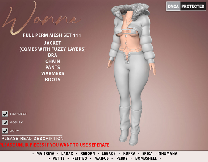 WONNE (111) Full Perm Mesh 