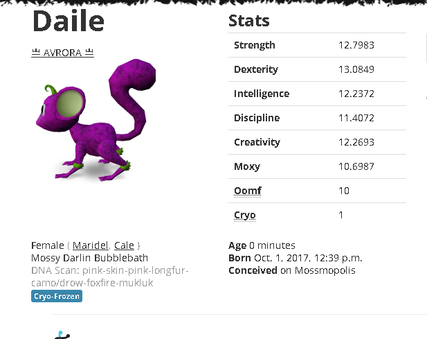 Mossm Cryo Pod - Daile