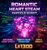 Romantic Heart Steam Particle Script for Second Life – Exploding Love Aura Effect (Copy & Modify)