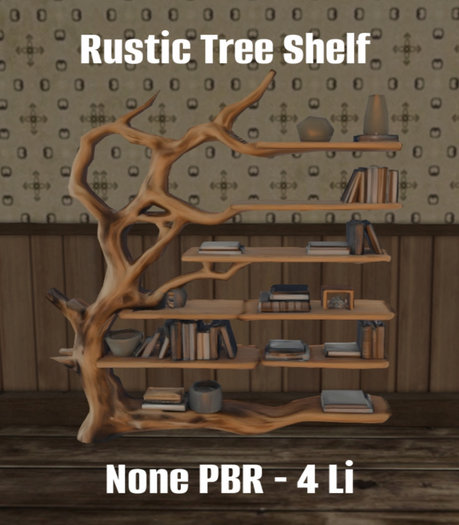 Rustic Tree Shelf Box