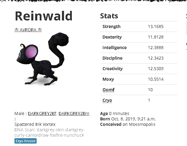 Mossm Cryo Pod - Reinwald