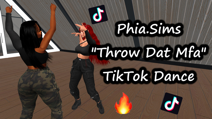 Phia.Sims Throw Dat Mfa TikTok Dance Animation