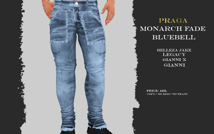 Praga Monarch fade - Bluebell