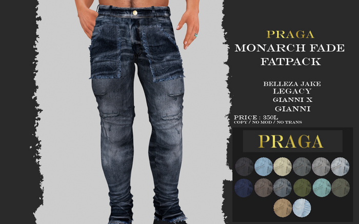 Praga Monarch fade - FATPACK