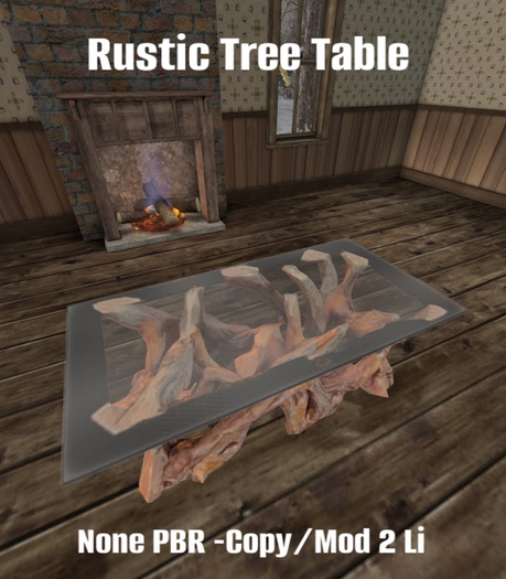 Rustic Sofa Table Box