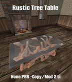 Rustic Sofa Table Box