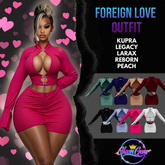 [GLAM GEAR] ~ FOREIGN LOVE OUTFIT SOLIDS FATPACK UNPACKER