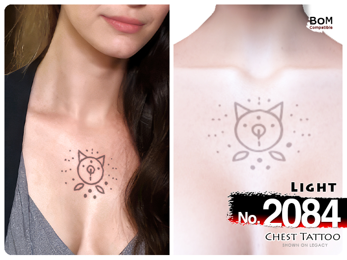 (Chest Tattoo) No.2084 Light