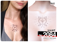 (Chest Tattoo) No.2084 Light