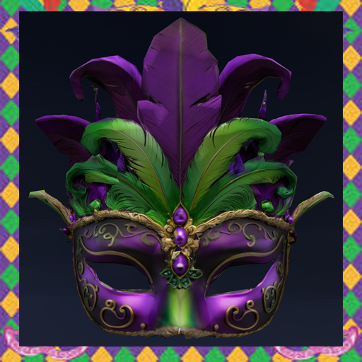 MardiGras Mask A