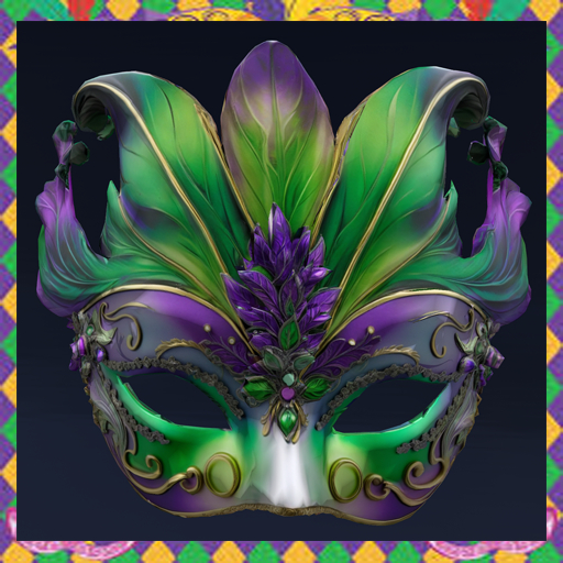 Mardi Gras Mask B