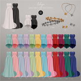 22. BEO - Lidiya gacha long dress TURQUOISE [Maitreya]