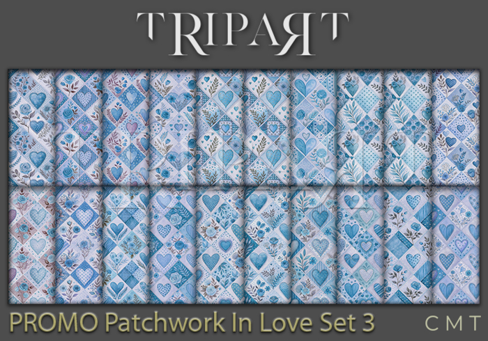 ..::TRIPART::.. " PROMO " Patchwork In Love Set 3