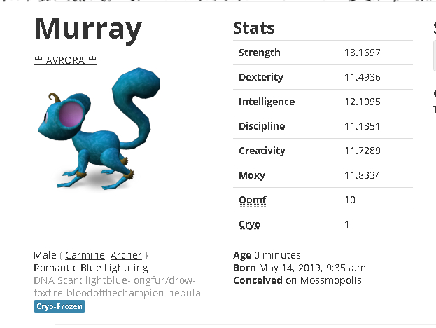 Mossm Cryo Pod - Murray