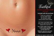 [Stellar] "Faithful" Unisex CUSTOM NAME Tattoo - 2k BOM