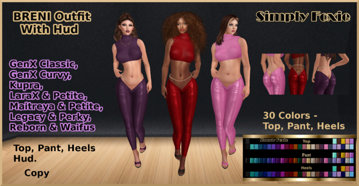 BRENI Outfit With Hud (Boxed) ADD