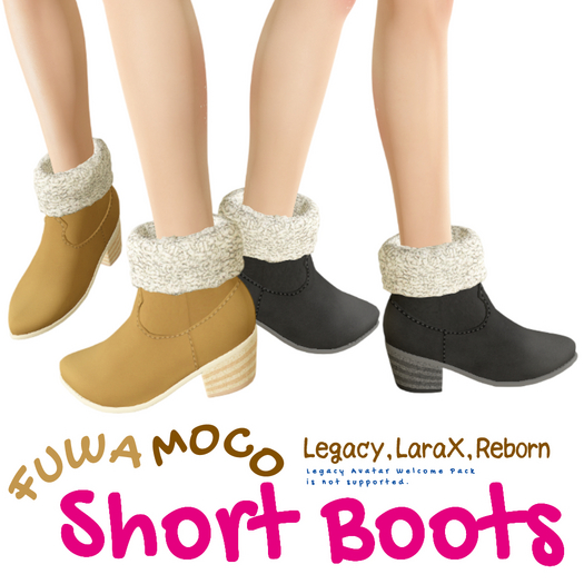 [Bomber Girl] Fuwamoco Short boots