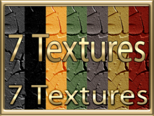 [ Broken Snow Seamless 04 ] 7 Textures