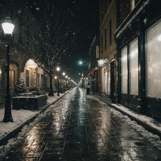 Winter city scene Texture