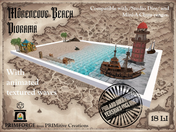 PRIMforge - Diorama Môrencove Beach Boxed