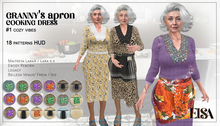 ELSA  #9 grannys apron cooking dress #--Ebody REBORN LEGACY MAITREYA LaraX MAITREYA 5.3 Belleza Freya/ ISIS