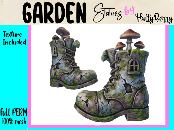 HB: Mushroom Stone Boot FuLL PERM