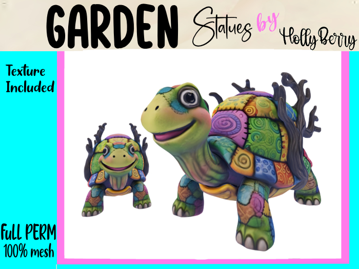 HB: Patchwork Woodland Turtle FuLL PERM