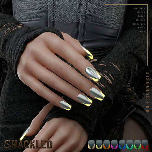 SHACKLED - Disguise PBR [Square Short Nails]