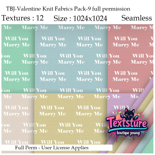 TBJ-Valentine Knit Fabrics Pack-9 full permission