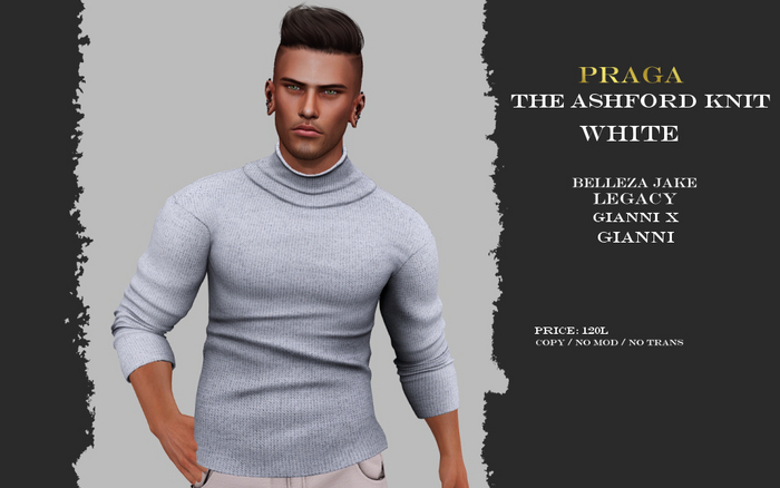 Praga The Ashford Knit - White